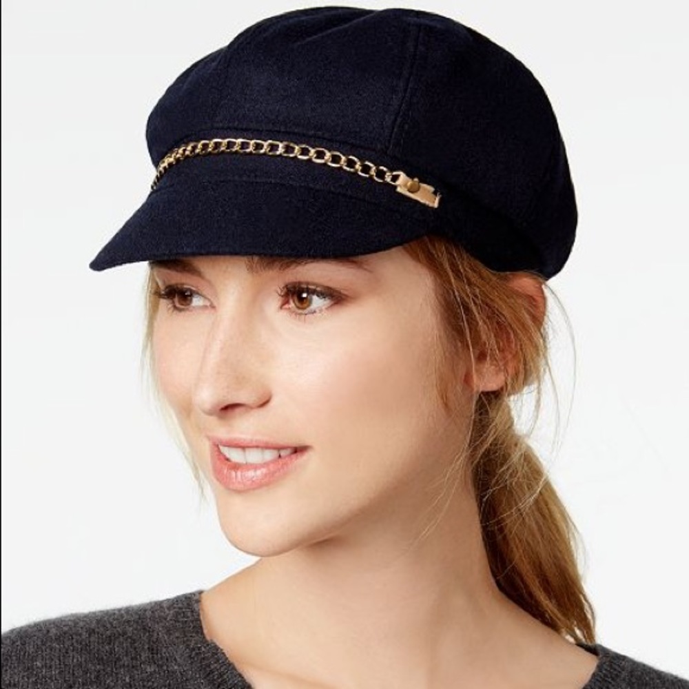 August Hats Chain-Link Newsboy Cap